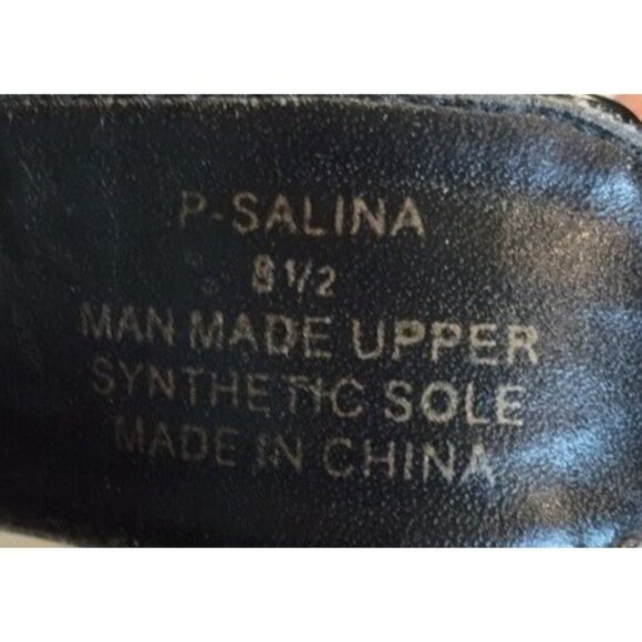 Steve Madden P-Salina Black High Heel Platform Shoes Size 8.5 - Picture 6 of 6